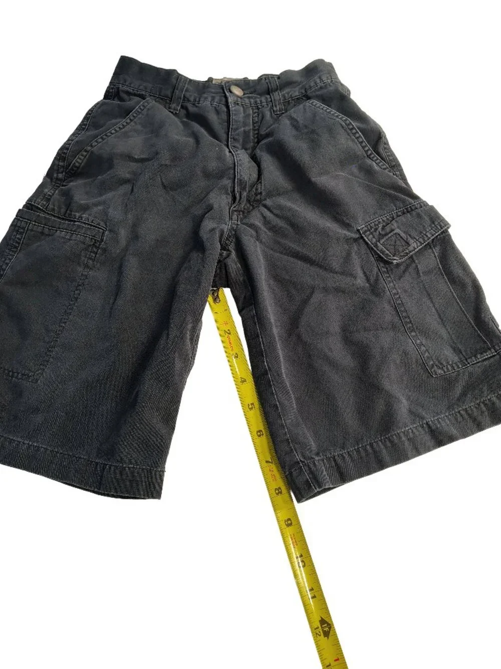 Boy's Vintage 90's Black Size 23 Quiksilver Everyday Cargo Shorts